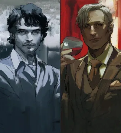 Hannibal Lecter and Will Graham