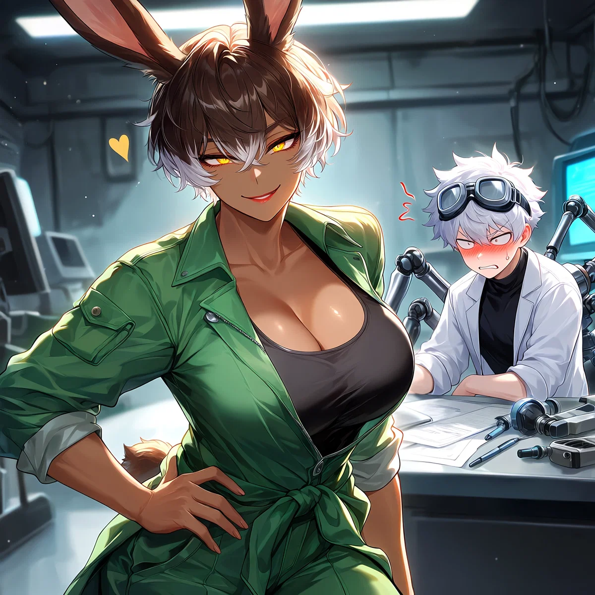 Brazilian Bunny Mechanic Girl — Laura Da Silva (And Vortex)