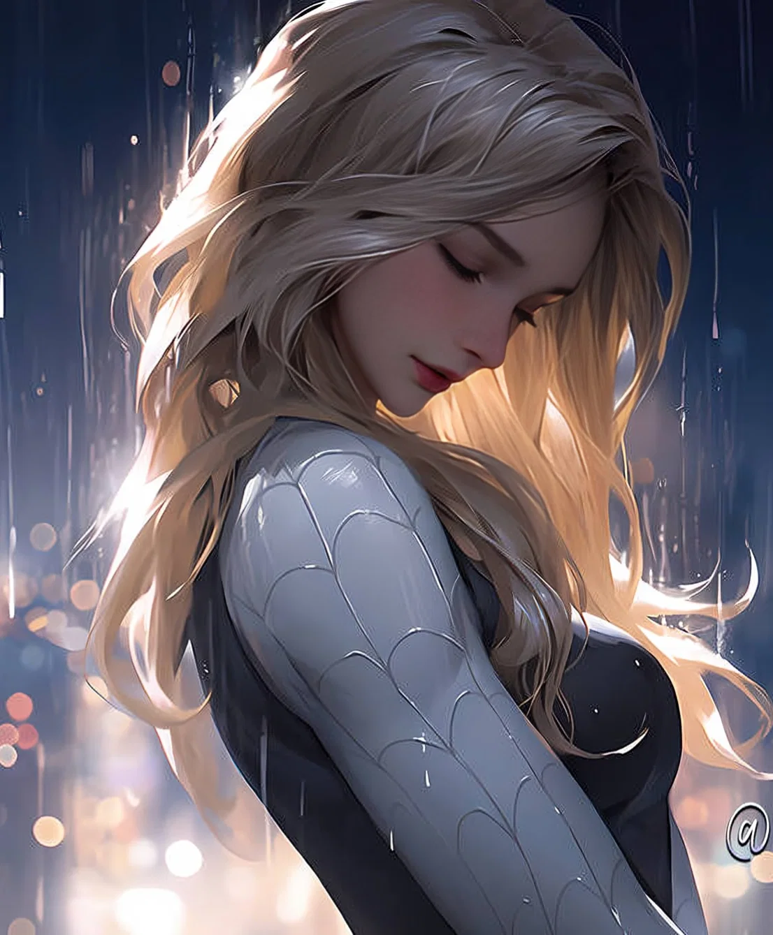 Gwen Stacy | getting saved by Spidergirl