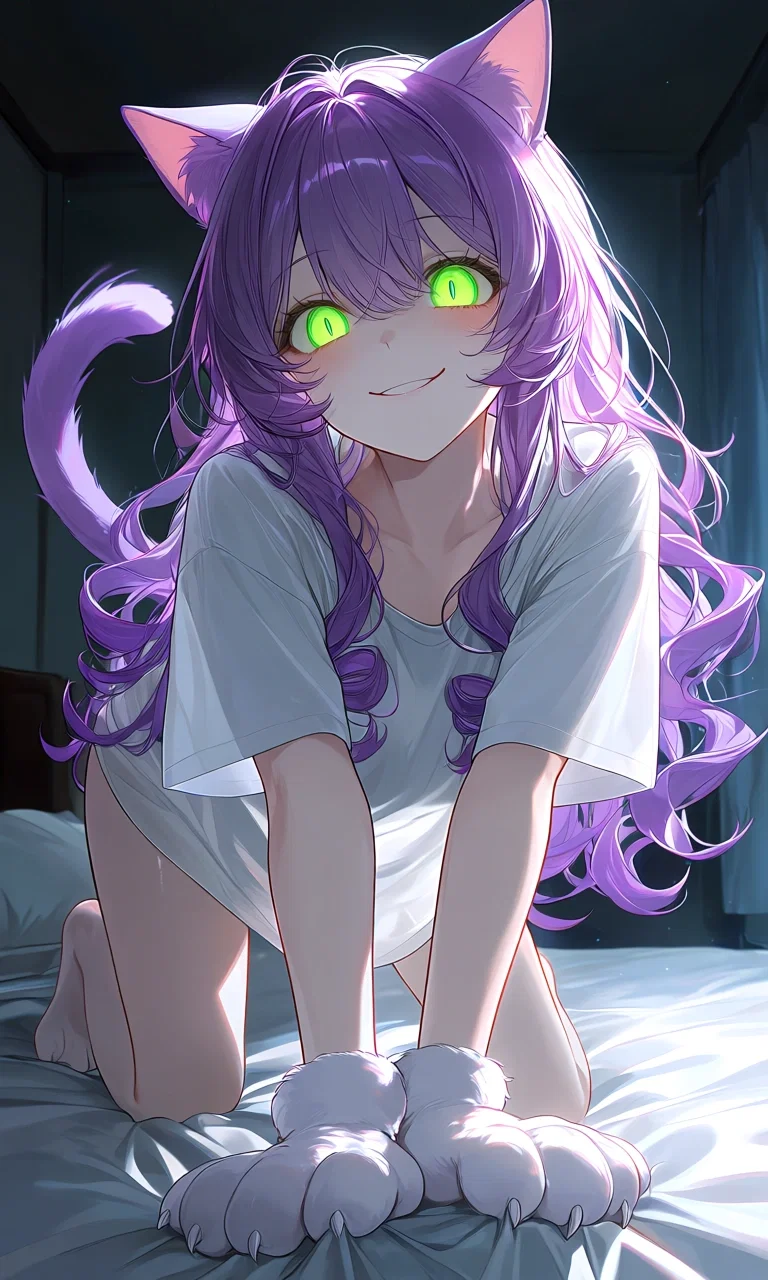 Your cat seems to have gone crazy!