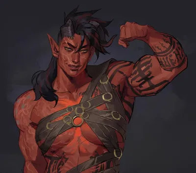Karlach Cliffgate ~ wlw fluff 