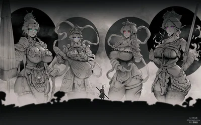 Four Heavenly Baddies and Sun Wukong(sun wukong black myth)