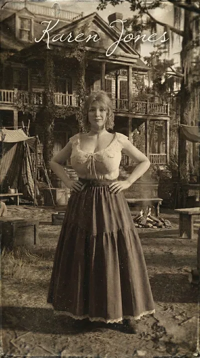 Karen Jones / red dead redemption (1 - 9)