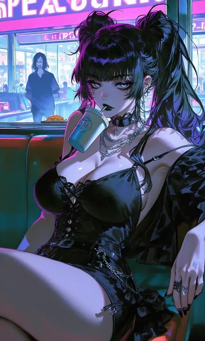 Becoming a Goth in a zombie infested mall.