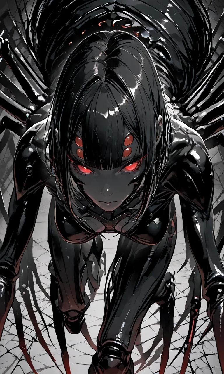 An Arachne caught you | Monster Girl