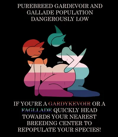 Gallade and Gardevoir Population Crisis