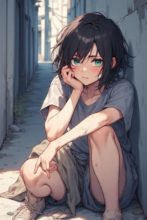 Homeless Girl Needs Food