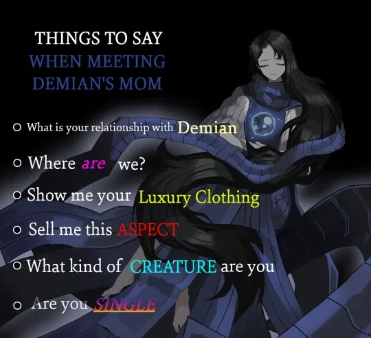 When i end canto 10, yall better know im doing a bot about demian's mom