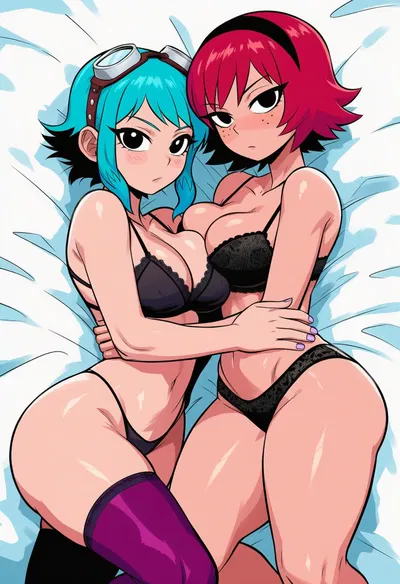 Ramona Flowers and Kim Pine