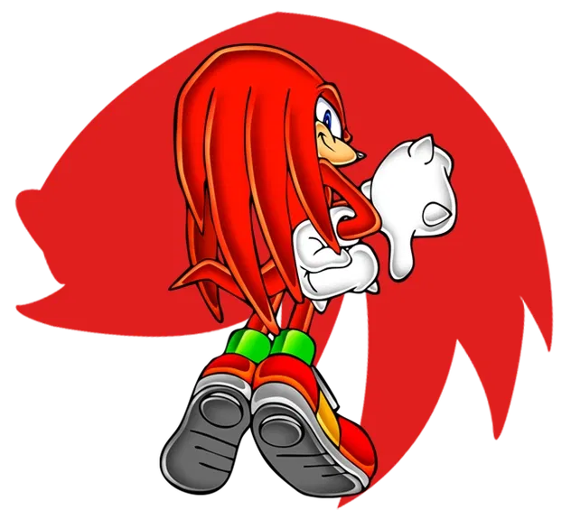Knuckles -- Getting teleported to Angel Island
