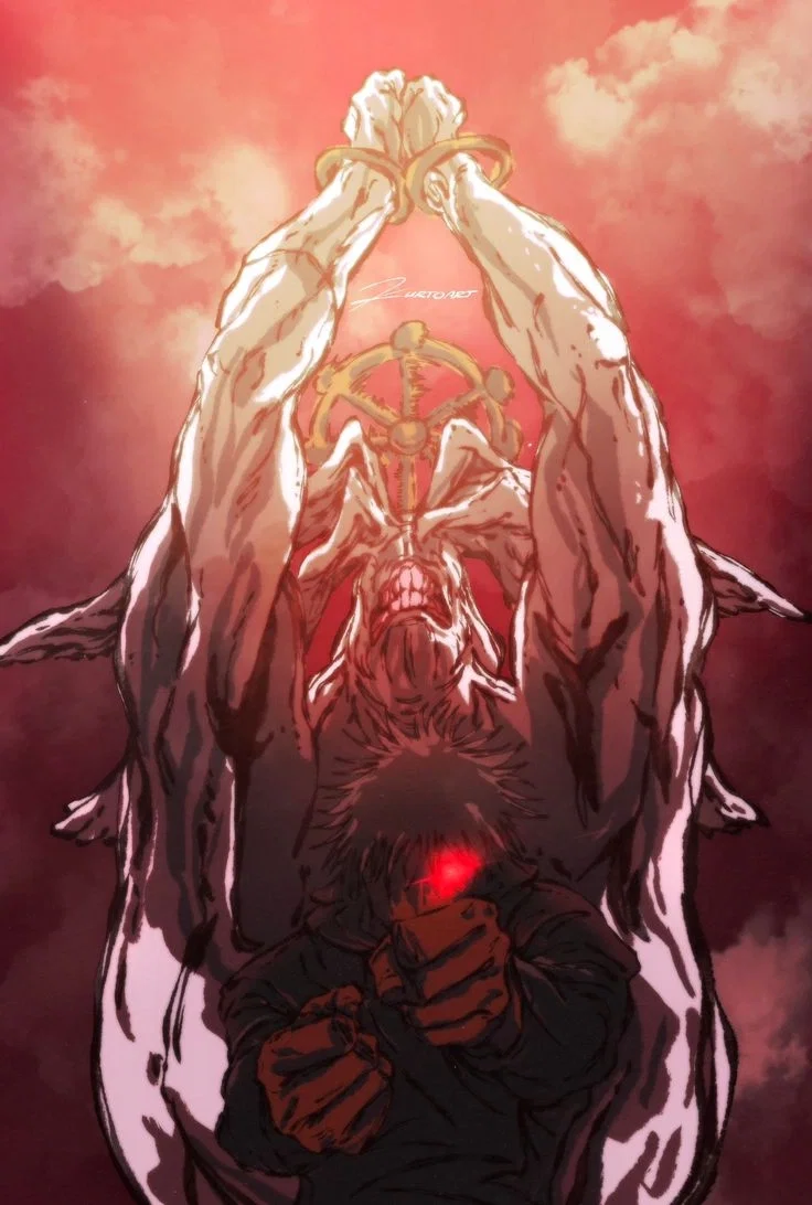 "With this sacred treasure... I summon..."