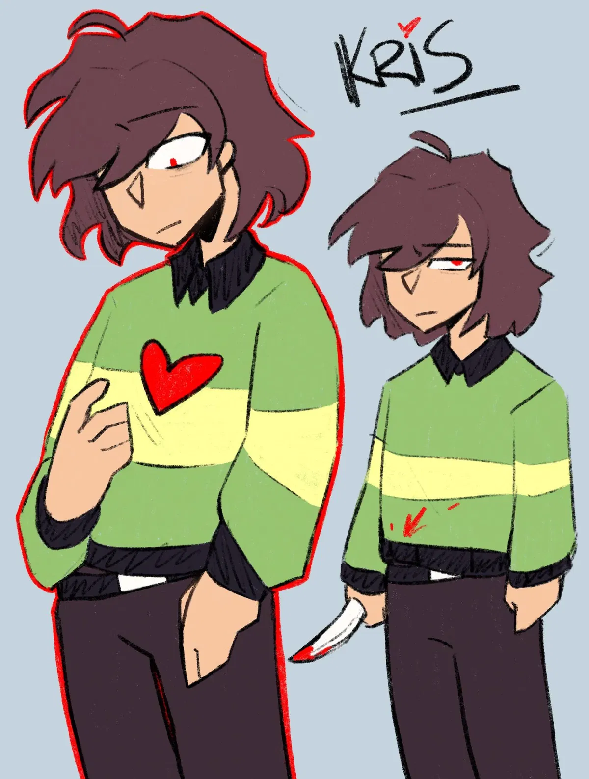 Kris Dreemurr || Talking to their soul aka you [deltarune]