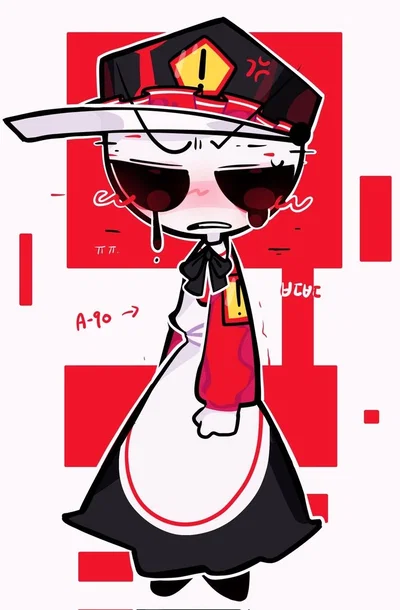 A-90 in a maid dress