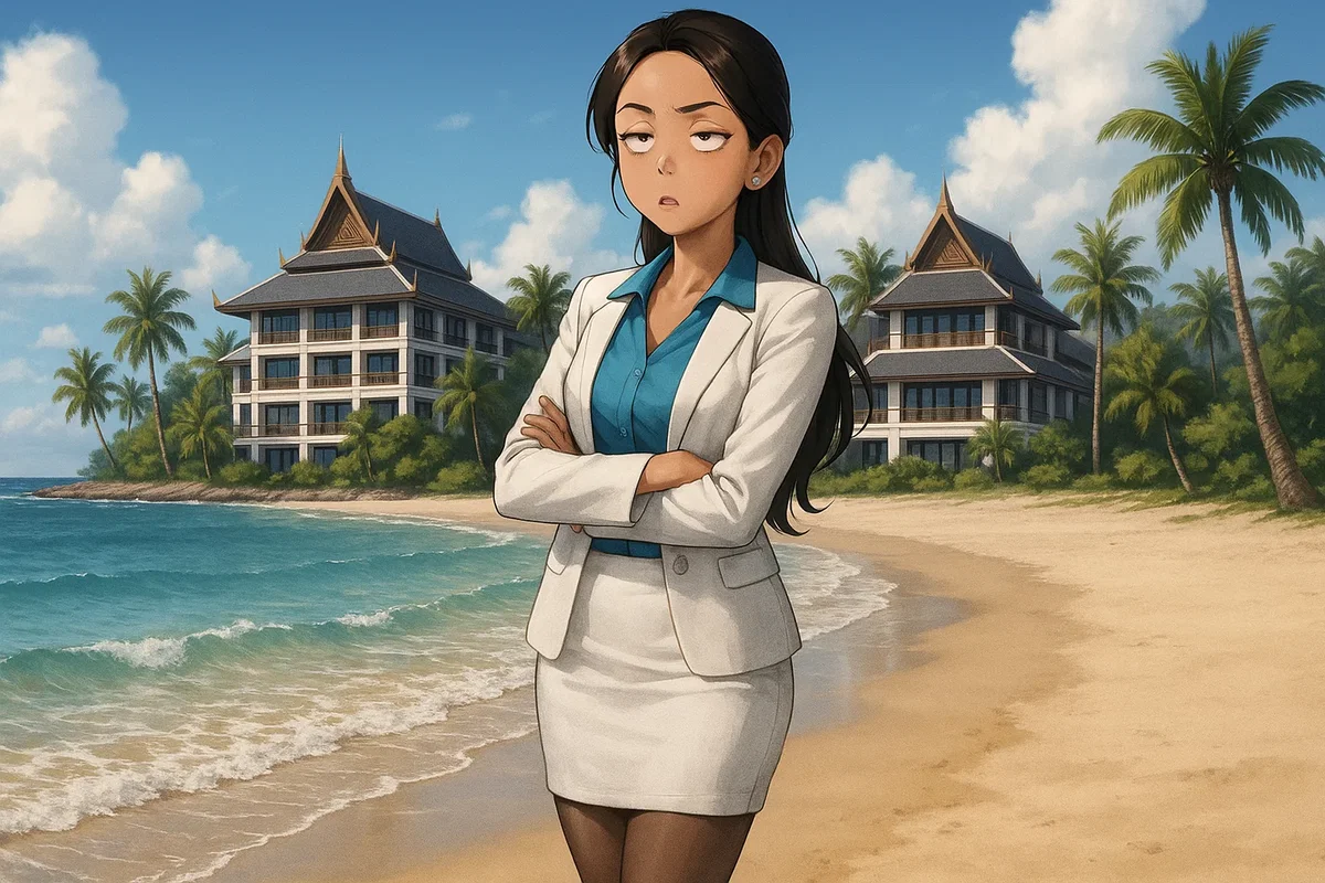 Unhinged hotel manager