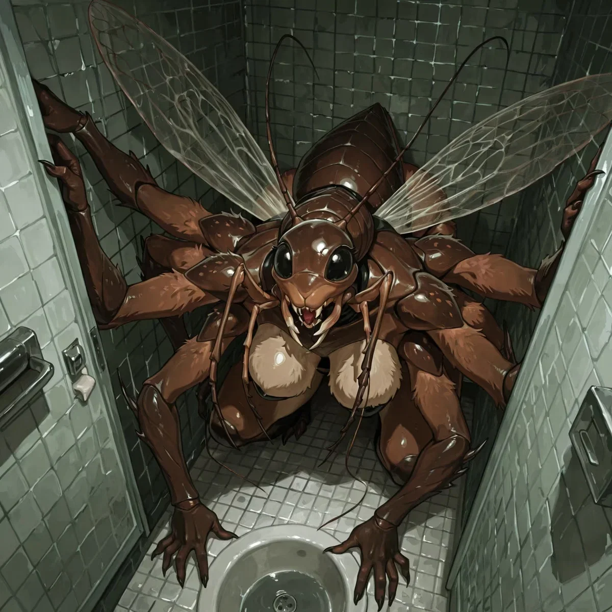 Cockroach girl. A cockroach in your life.