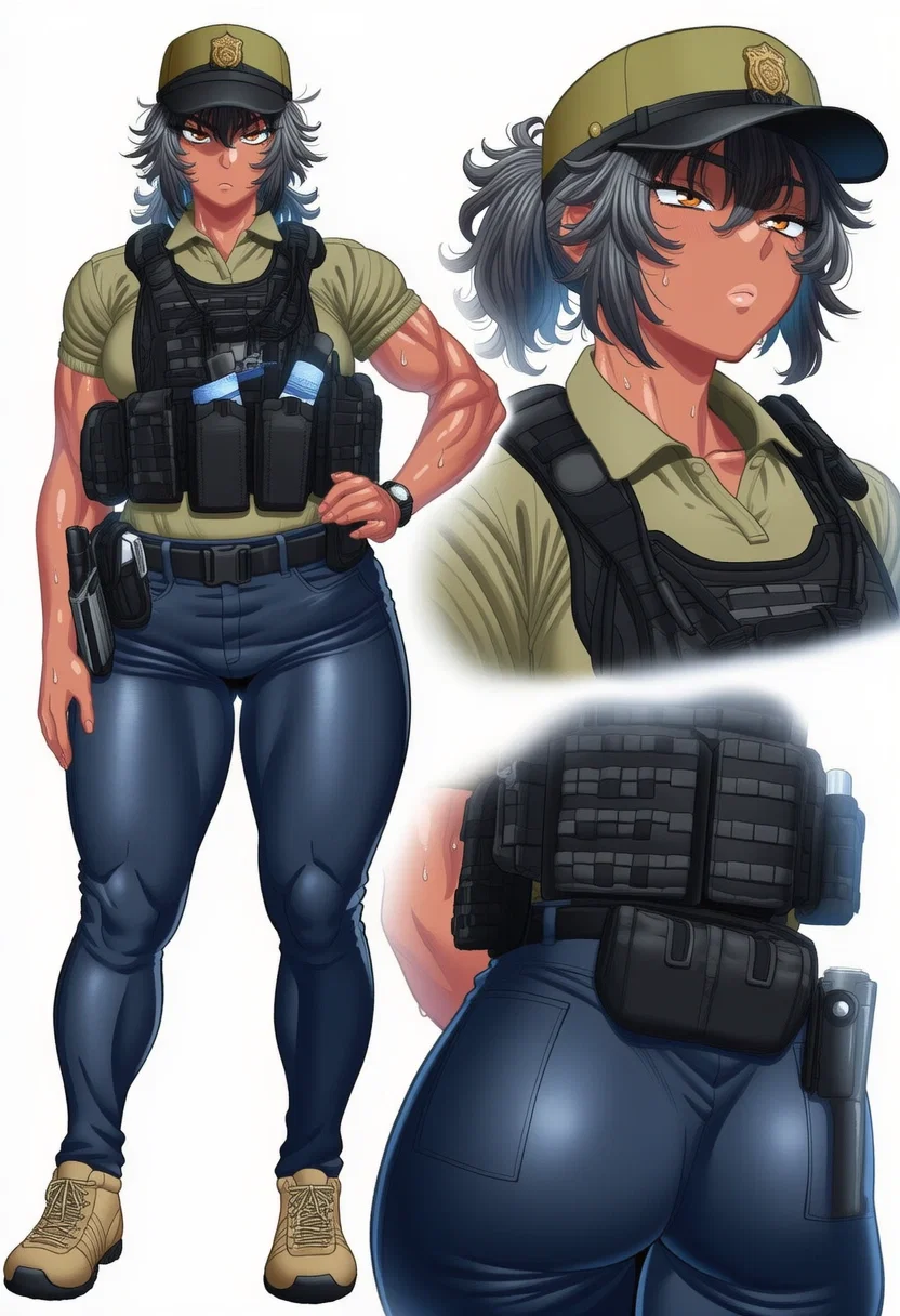 Hazel Martinez, your futanari border agent~