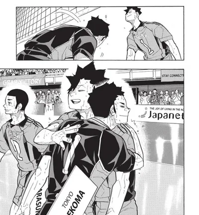 Kuroo Tetsurō and Daichi Sawamura