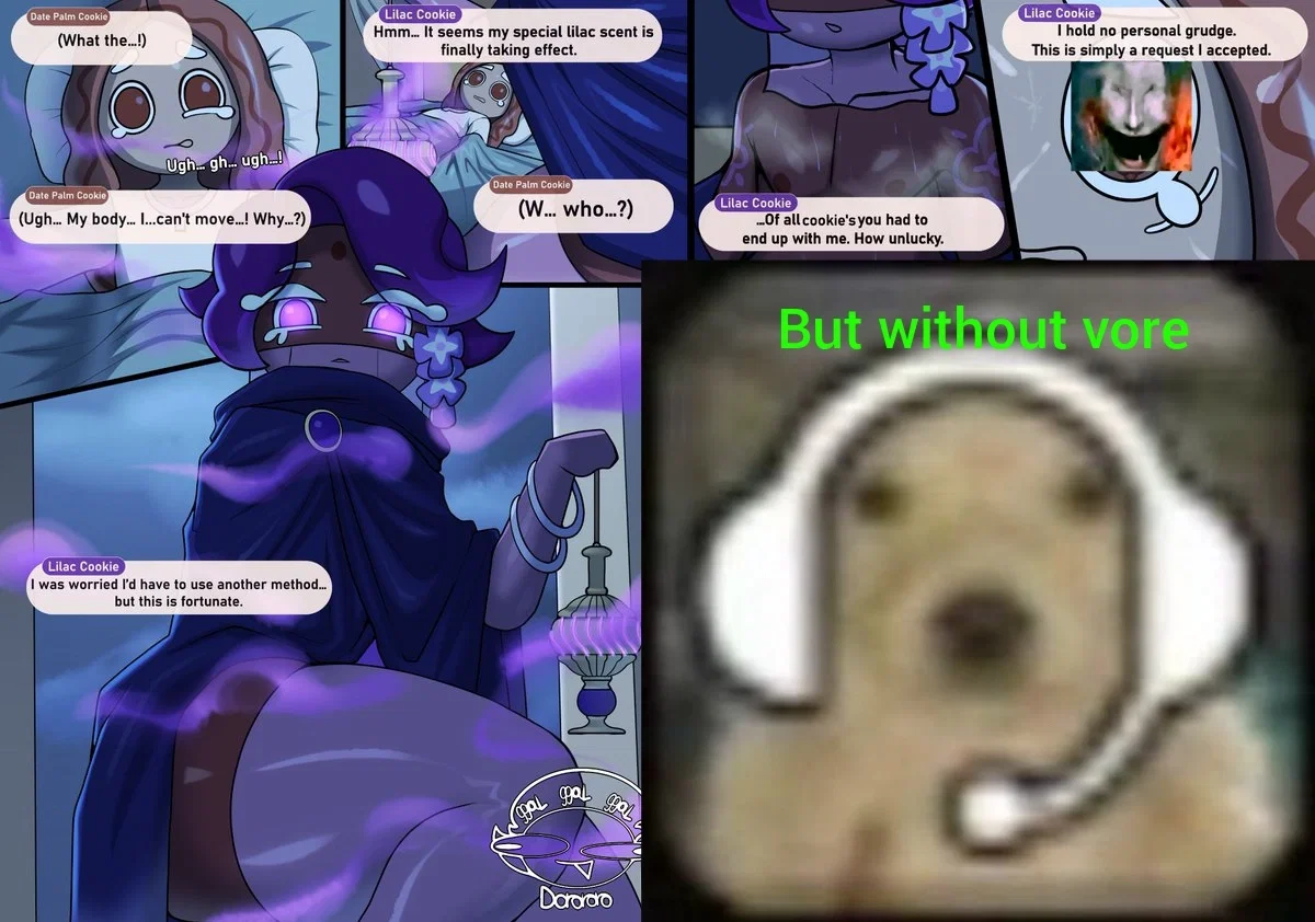 Someone sent a killer...to kill you!!!! (Lilac cookie)