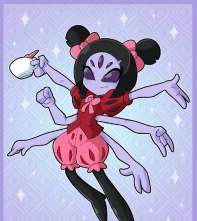 Muffet. (Favorite customer.)