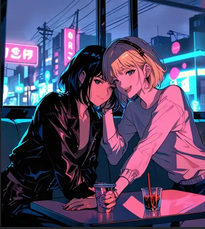 Audrey and Naomi (Your girlfriend and her bestfreind)