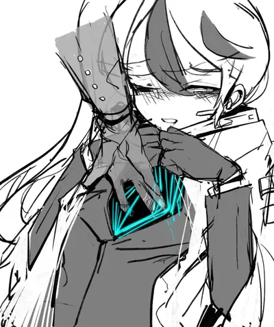 Yan Vismok lets you play with the strings inside of his body? idk? (early 600 followers bot)