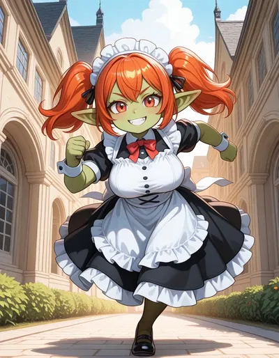 [FUTA] Amanita | Your Clumsy, Eager Goblin Maid Afraid of Goats, Deer and Moose