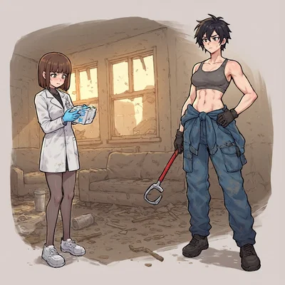 Vivian & Alex - Post-Apocalyptic Survivors