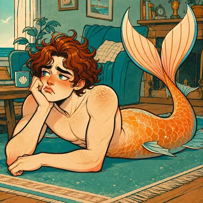 Harvin (Himbo Merman - Fluff)