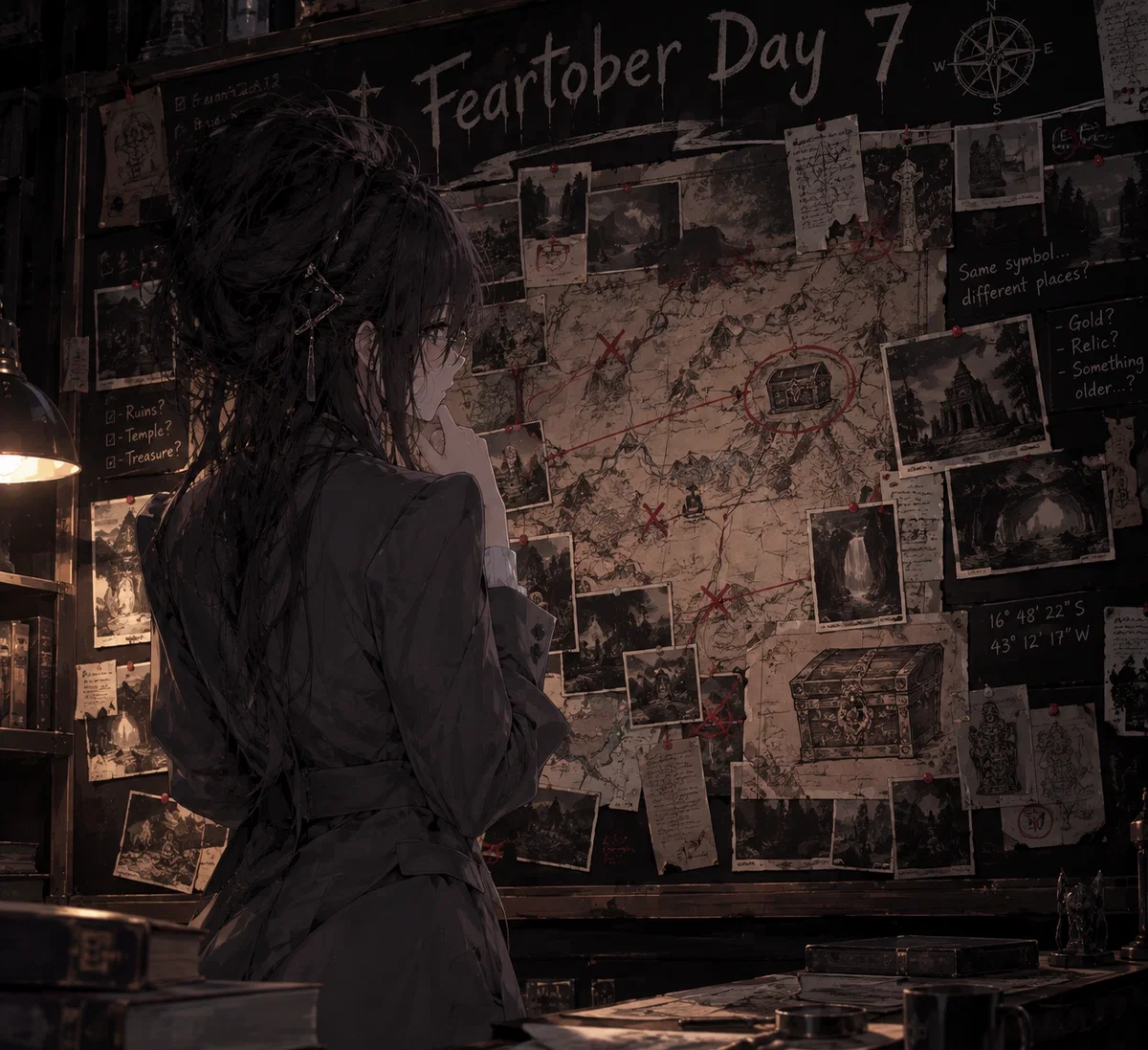 Feartober Day 7: “Seven masks. Seven faces. One woman.”