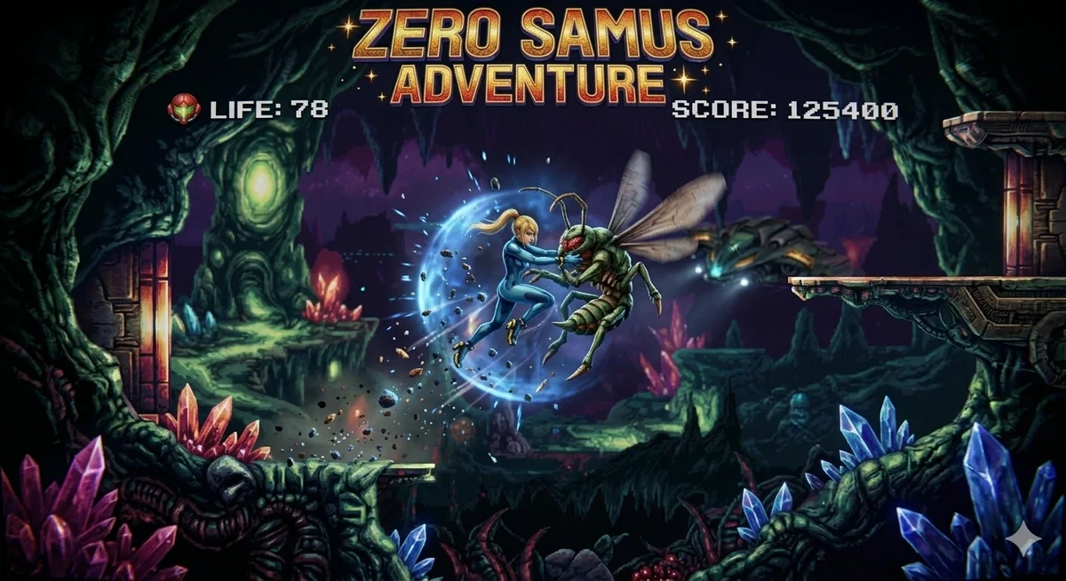Futa Zero Samus Adventure