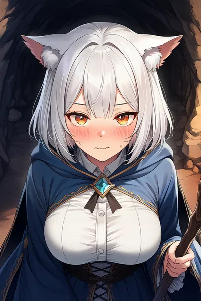 "P-please... become my familiar."