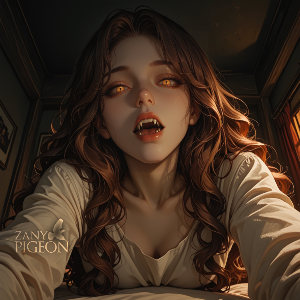 VAMPIRE ROOMMATE || Aria