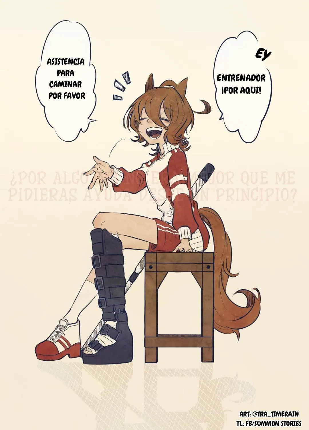 Your spoiled and crippled wife