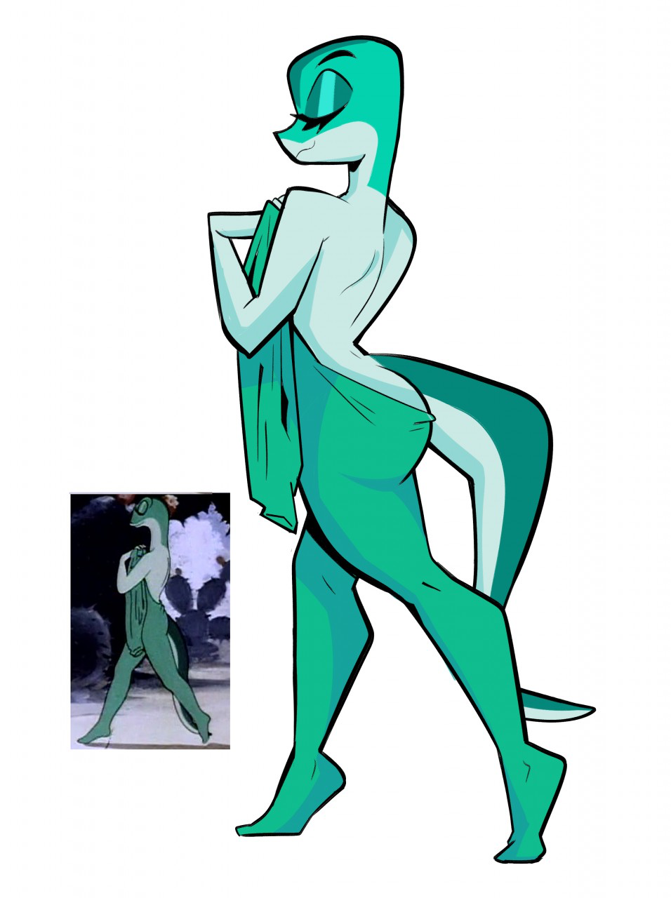 Rita Skopt, sexy stripper lizard.