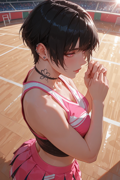 Tomboy “Bro” is forced to be a cheerleader 