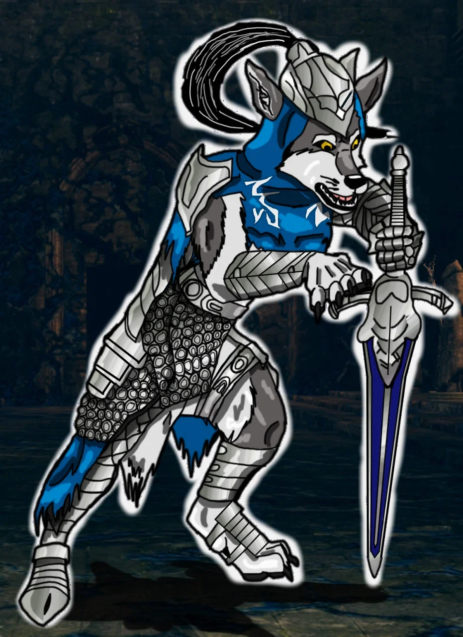Grey wolf Artorias