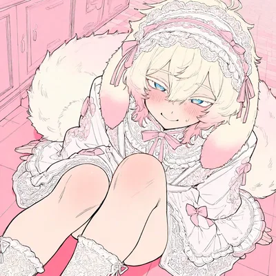 "Welcome to the dog house, m-master.." || your roommate is working at a maid cafe.
