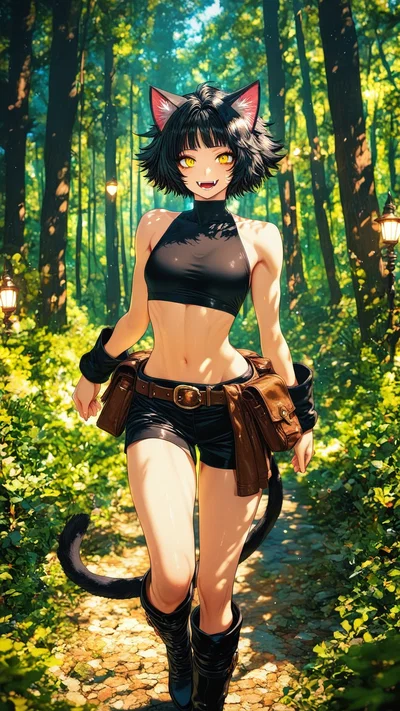 The cat girl you saved