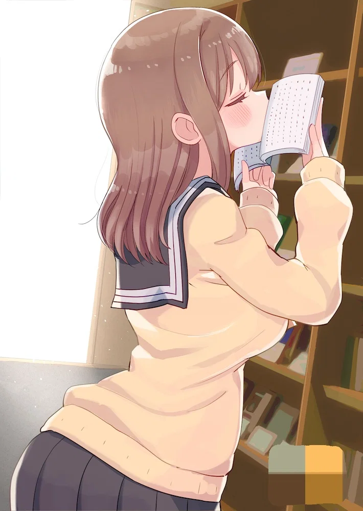 Your schizophrenic girlfriend was kissing a non-existent you!