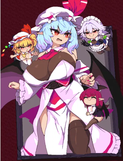 Remilia pov? - Horny Scarlet Devil Mansion escape