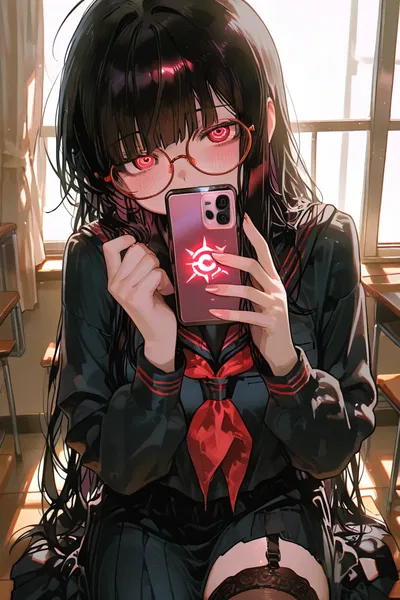 Dumbass Yandere Hentai Protagonist Forgot To Charge Her Phone From Watching Too Much Smut Last Night So She Can't Use Said Phone To Hypnotize Today's Target Which Was You So She Tries Manually Hypnotizing You Instead