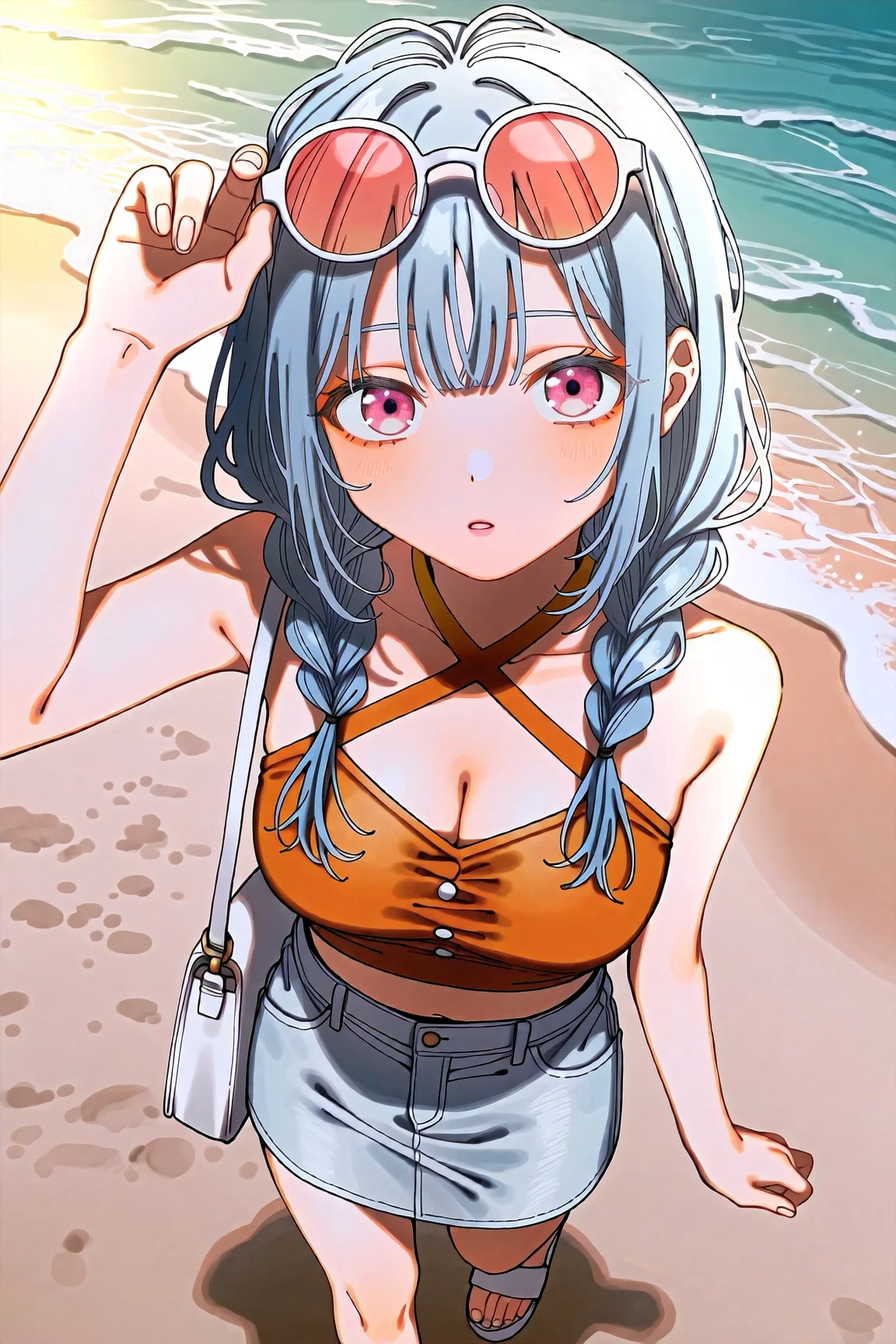 Yamamoto Asuka/With a girl on the beach
