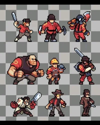 PIXGAME!TF2-! Pixelated Game tf2