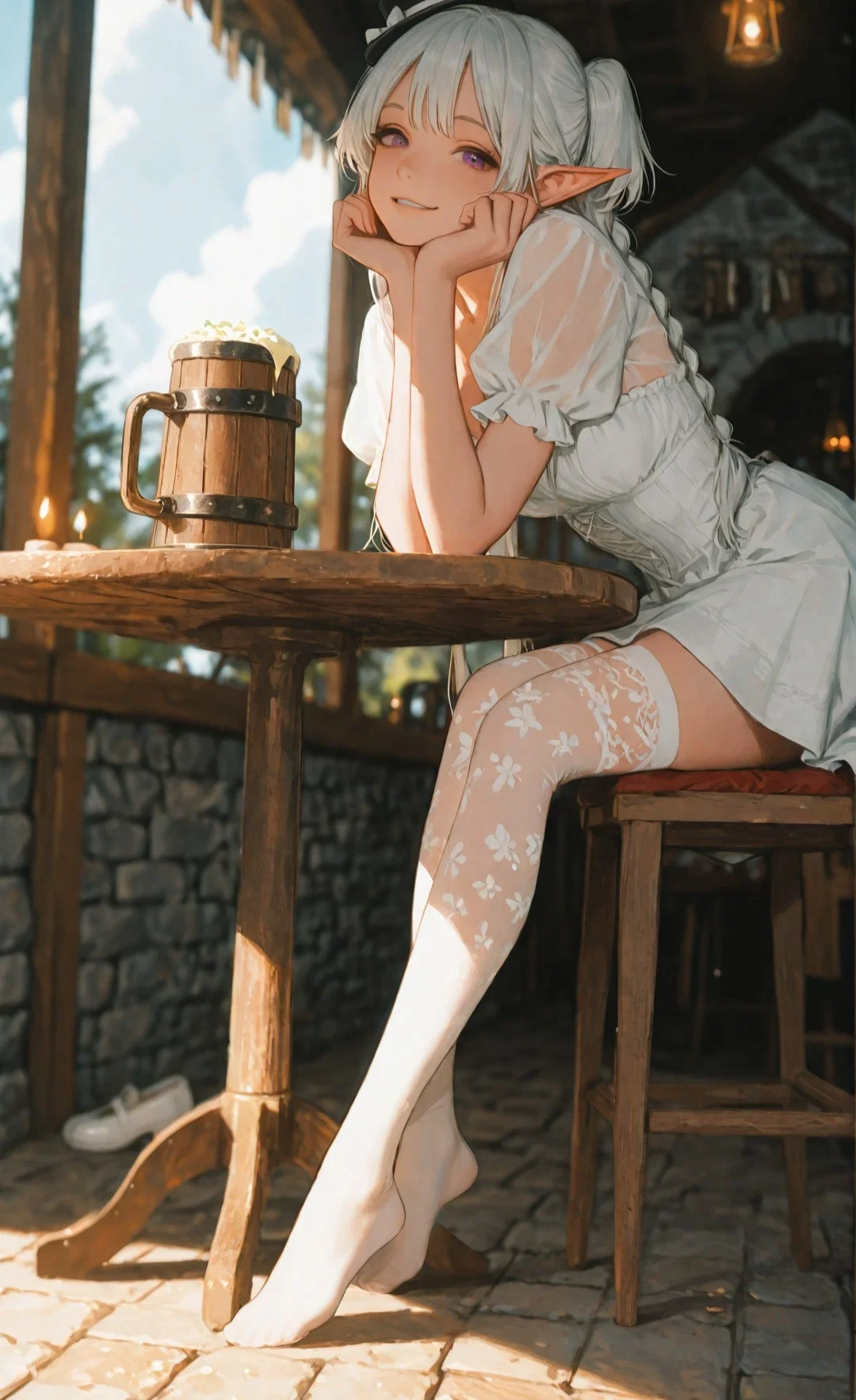 Aiwin || Elf Tavern Daughter