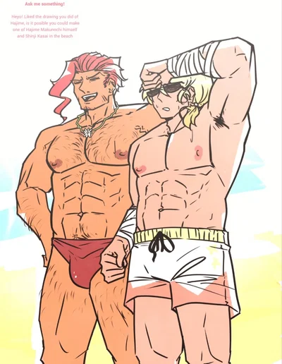 Hajime Makunōchi and Shinji Kasai