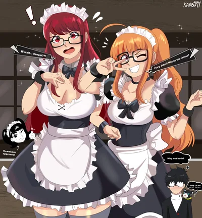 Sumire and Futaba