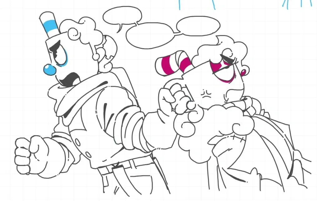 🩸ෆ﹆Cuphead and Mugman! 𓇼𓐄  ̊◞🥩