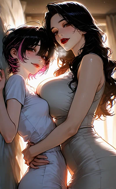 Futanari friend's stepmom and the friend wants you to join them 😋