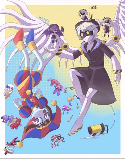 THE AMAZING DIGITAL CIRCUS X MURDER DRONES CROSSOVER