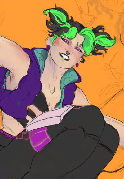 Grilo, a brazillian Cyberpunk ticklish girl.